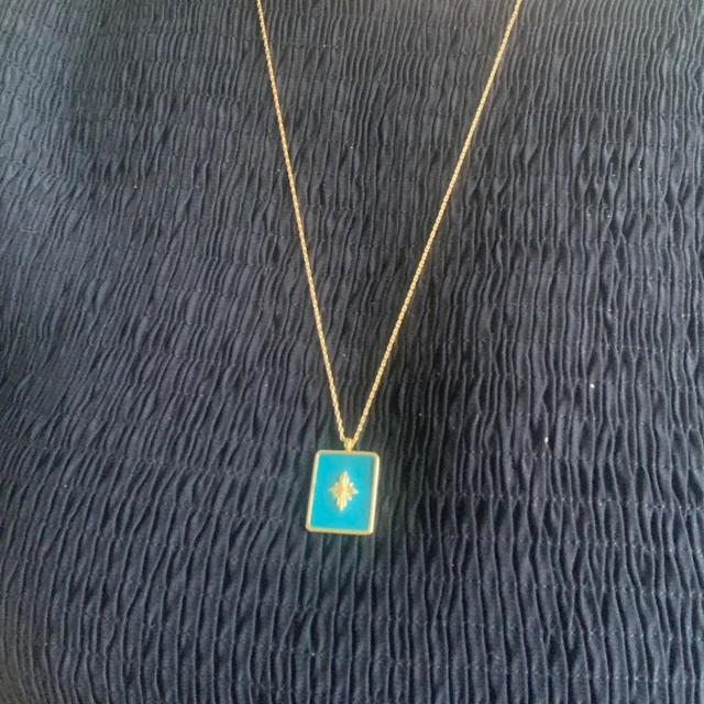 Women's Necklace - Gold/Green on Productcaster.