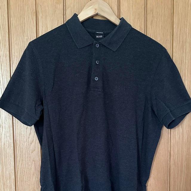 Hugo Boss Men's Polo shirt - Grey - M on Productcaster.