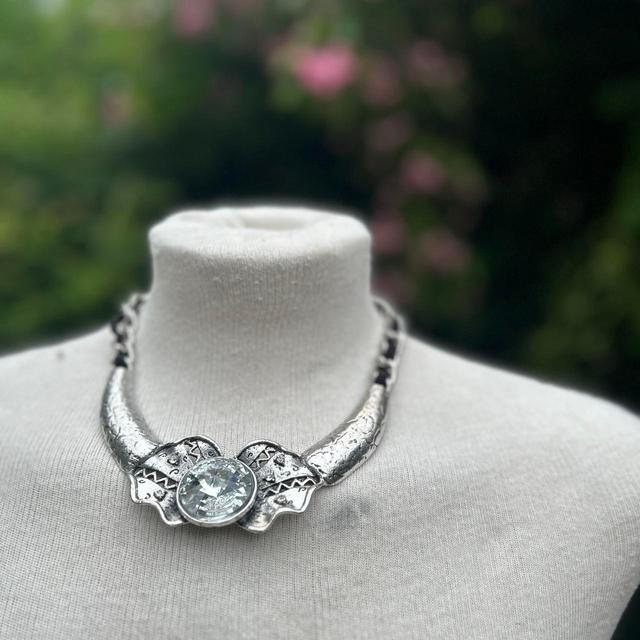 Women's Necklace - Silver on Productcaster.