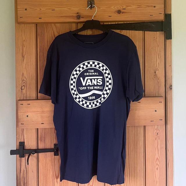 Vans Men's T-shirt - Navy/Blue - M on Productcaster.