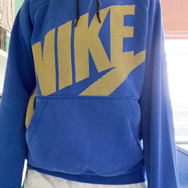 Nike Women's Hoodie - Blue - M on Productcaster.