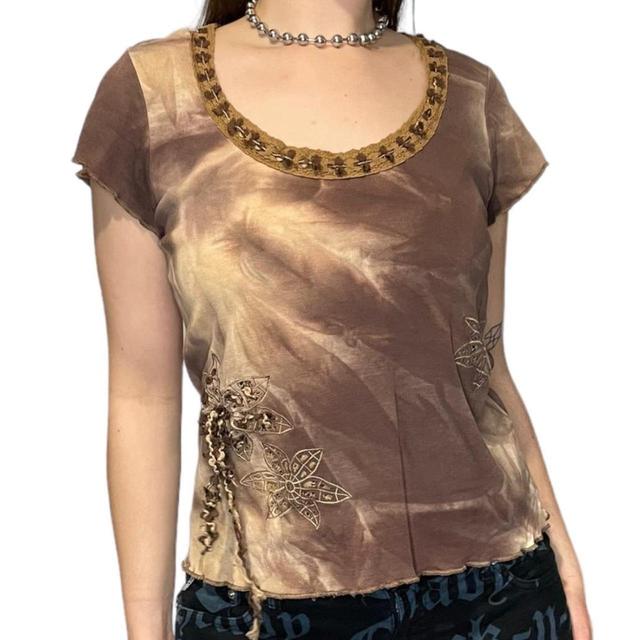 Vintage Women's T-shirt - Brown - M on Productcaster.