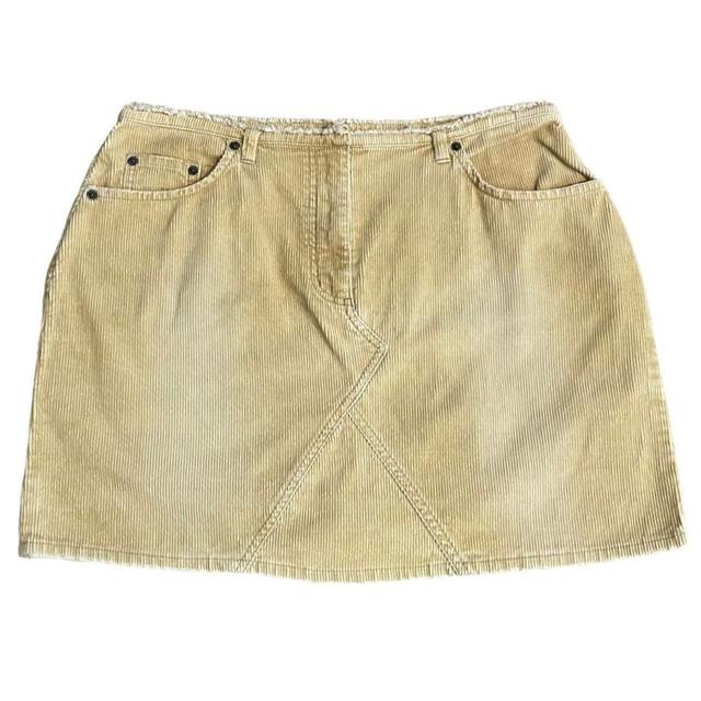 LDN DNM Women's Mini Skirt - Tan - UK 12 on Productcaster.