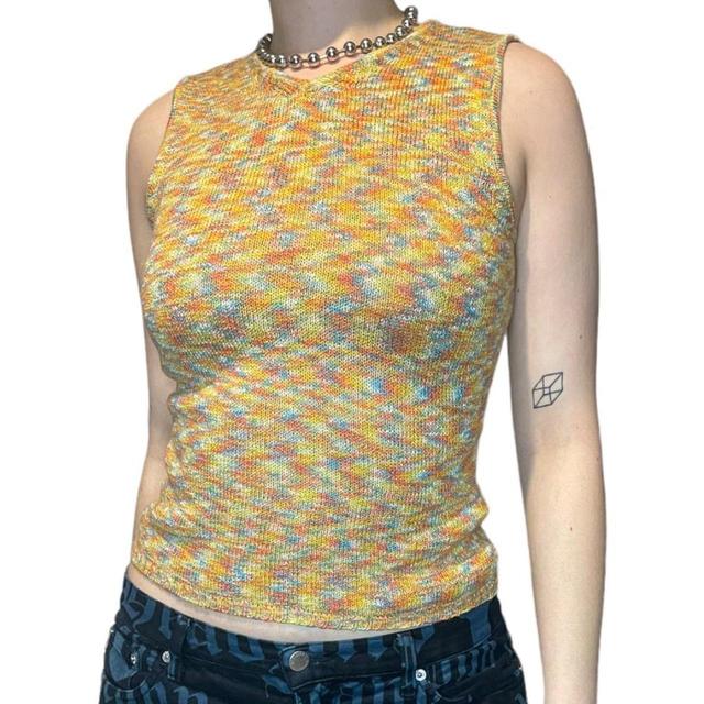 Rainbow Women's Vest - Yellow - S on Productcaster.