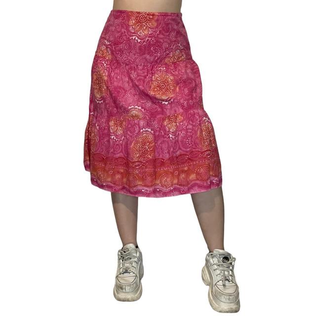 Vintage Women's Midi Skirt - Pink - M on Productcaster.