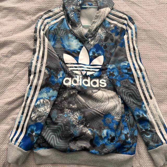 Adidas Originals Kids' Hoodie - Blue/Multi - 14 years on Productcaster.