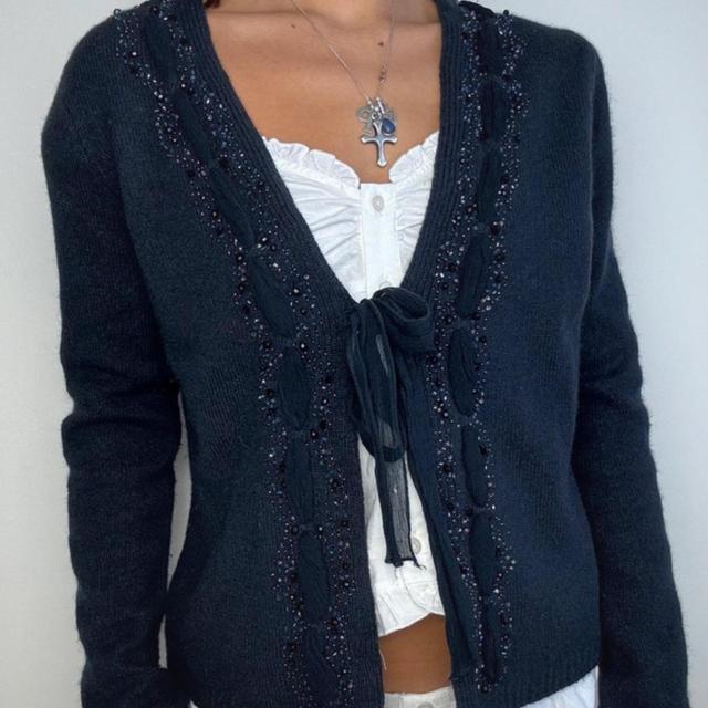 Women's Cardigan - Navy - 10 on Productcaster.