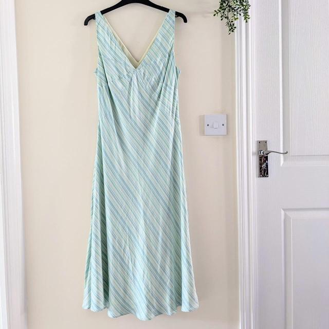 Monsoon Women's Maxi Dress - Blue/Green - 14 on Productcaster.