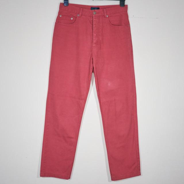 Boden Men's Straight leg Chino Trousers - Red - 30" on Productcaster.