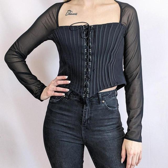 Vintage Women's Blouse - Black - S on Productcaster.