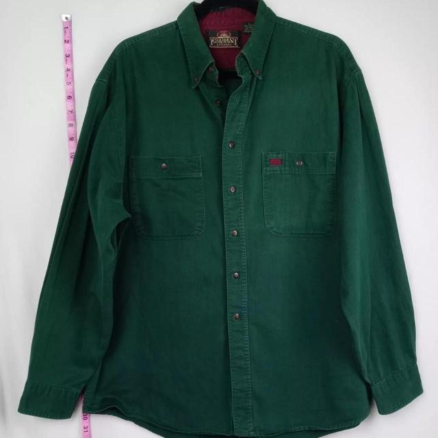 Men's Shirt - Green - S on Productcaster.