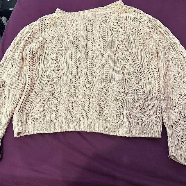 Women's Jumper - Cream - L on Productcaster.