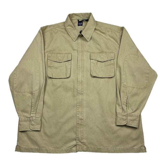 Gap Men's Shacket Jacket - Cream - XXL on Productcaster.