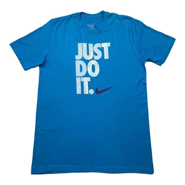 Nike Men's T-shirt - Blue - L on Productcaster.