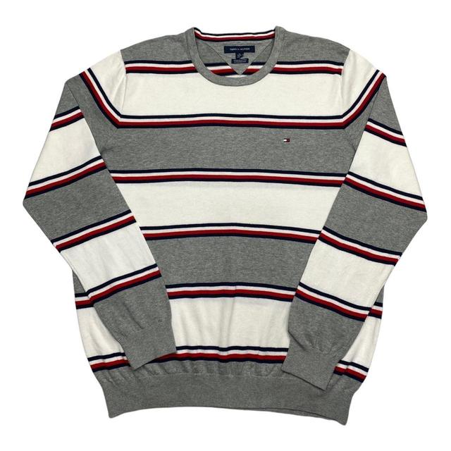 Tommy Hilfiger Men's Jumper - Grey - XL on Productcaster.