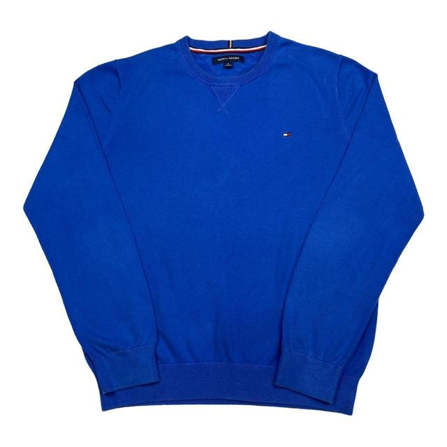 Tommy Hilfiger Men's Jumper - Blue - M on Productcaster.