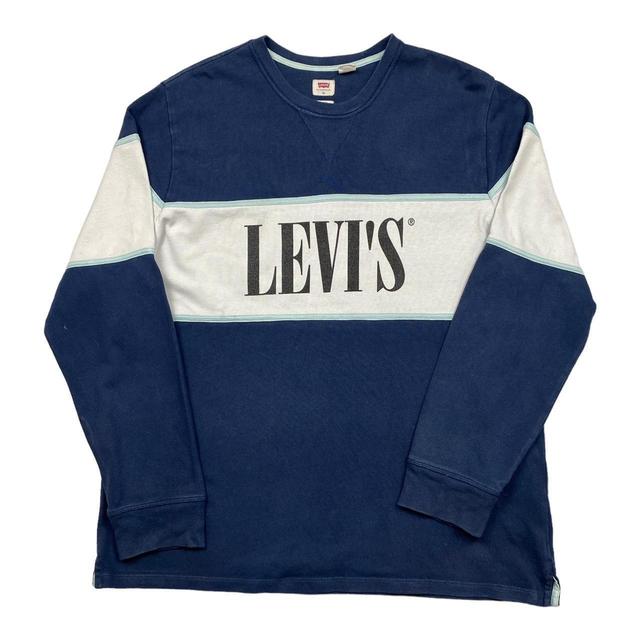 Levi's Men's Sweatshirt - Navy - XL on Productcaster.