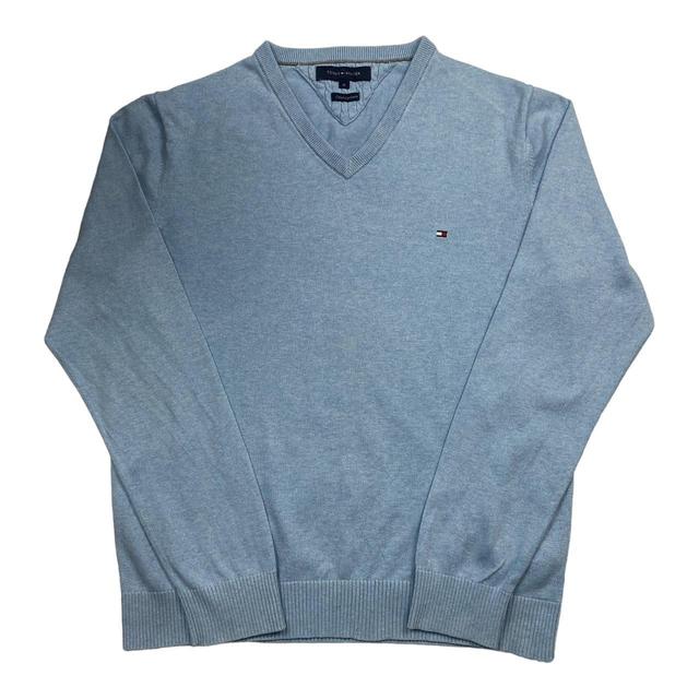 Tommy Hilfiger Men's Jumper - Blue - M on Productcaster.