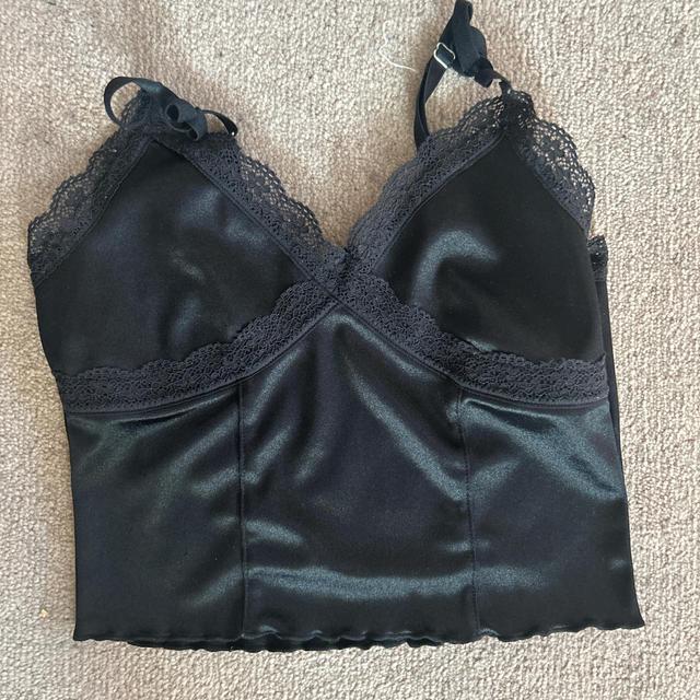 H&M Women's Crop top - Black - XXS on Productcaster.