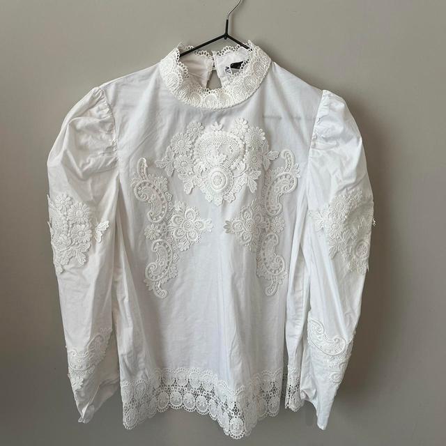 Zara Women's Shirt - White - 8 on Productcaster.