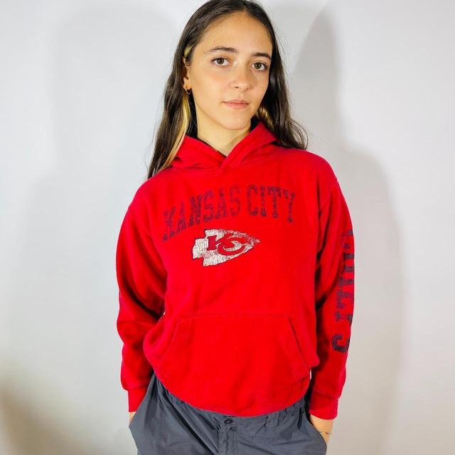 Vintage Women's Hoodie - Red - M on Productcaster.