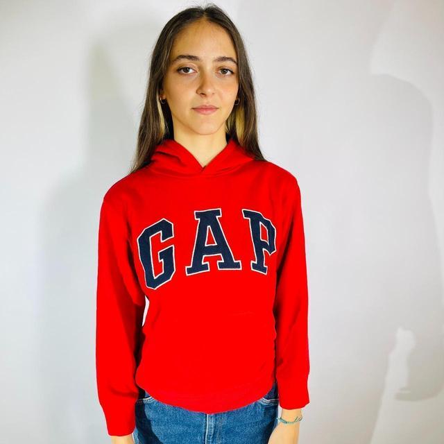 Gap Women's Hoodie - Red - S on Productcaster.