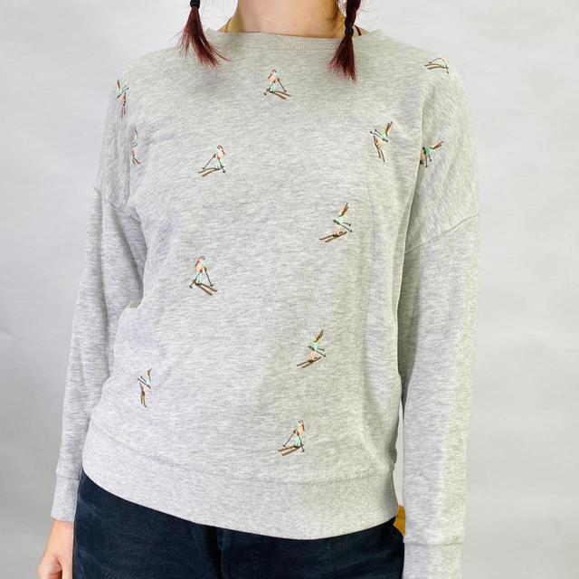 Vintage Women's Sweatshirt - Grey - S on Productcaster.