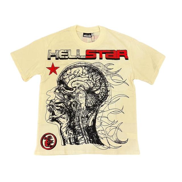 Men's T-shirt - White/Cream - S on Productcaster.