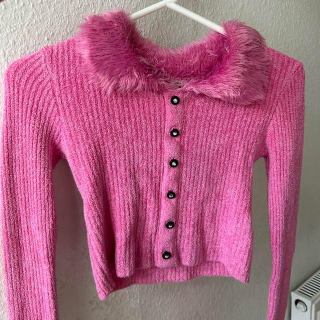 Urban Outfitters Women's Jumper - Pink - S on Productcaster.