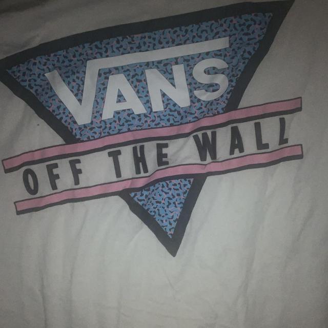 Vans Men's T-shirt - White/Pink - M on Productcaster.