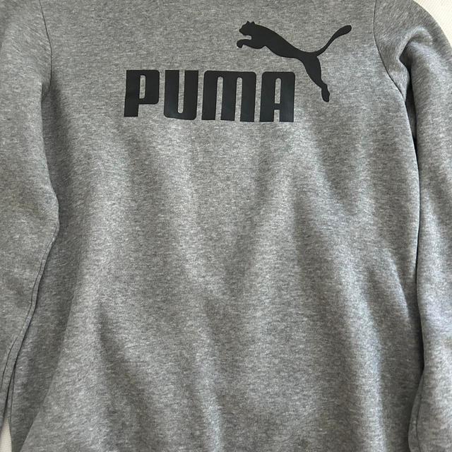 Puma Kids' Sweatshirt - Grey/Black on Productcaster.