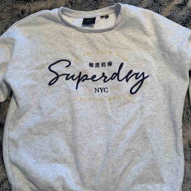 Superdry Women's Sweatshirt - White - 12 on Productcaster.