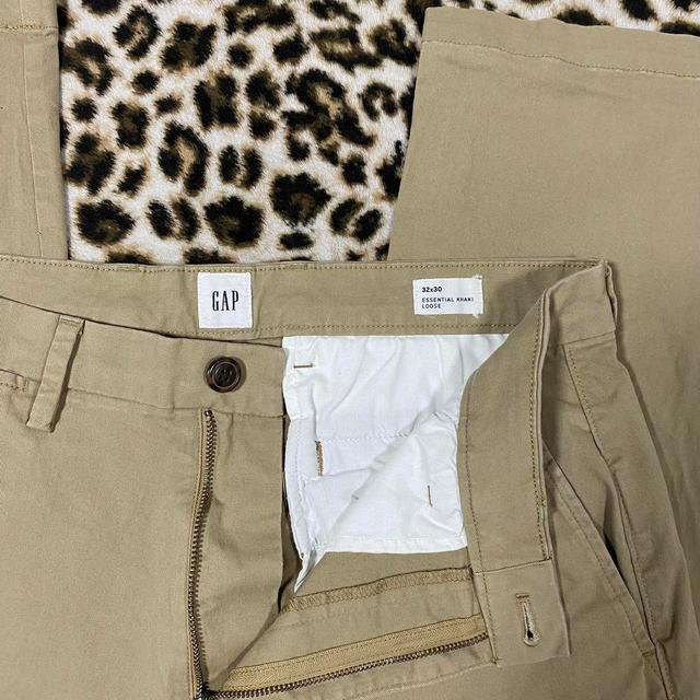 Gap Men's Wide leg Cargo Trousers - Khaki/Tan - 32" on Productcaster.