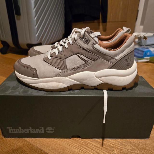 Timberland Men's Trainers - Brown/Cream - UK 8.5 on Productcaster.