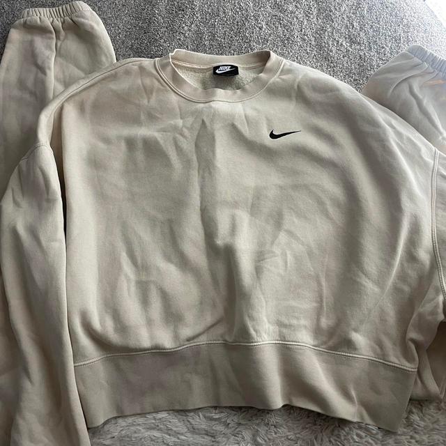 Nike Women's Sweatshirt - Cream/Tan - 10 on Productcaster.