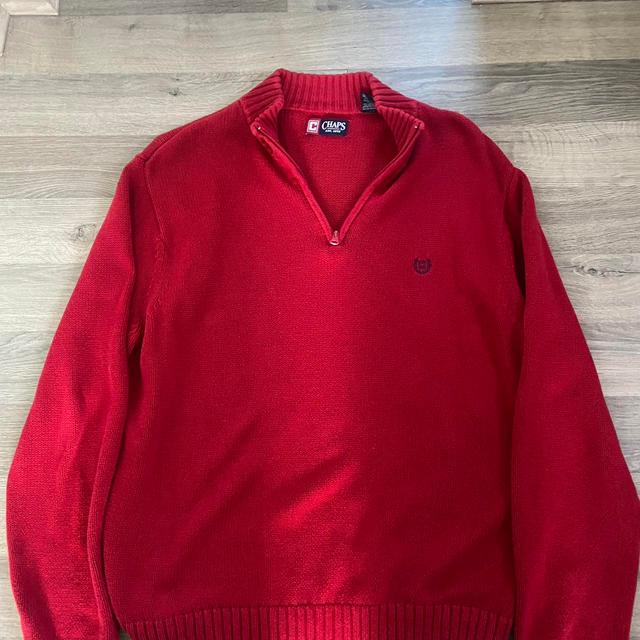 Chaps Men's Sweatshirt - Red - XL on Productcaster.