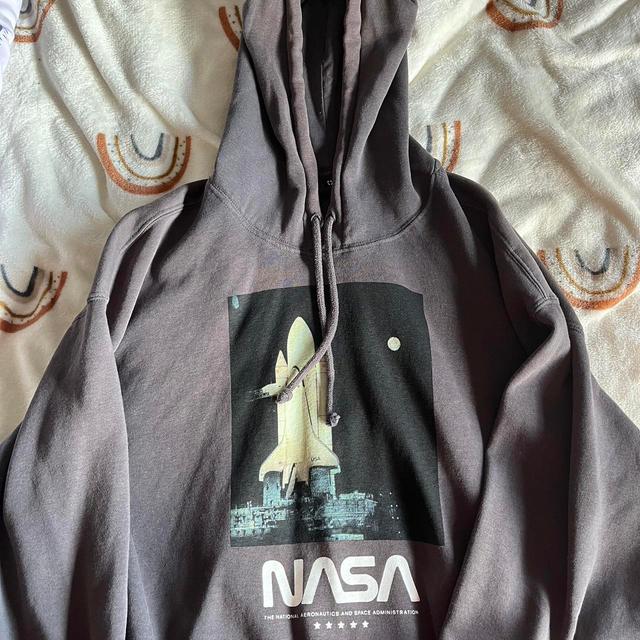 NASA Men's Hoodie - Grey - L on Productcaster.