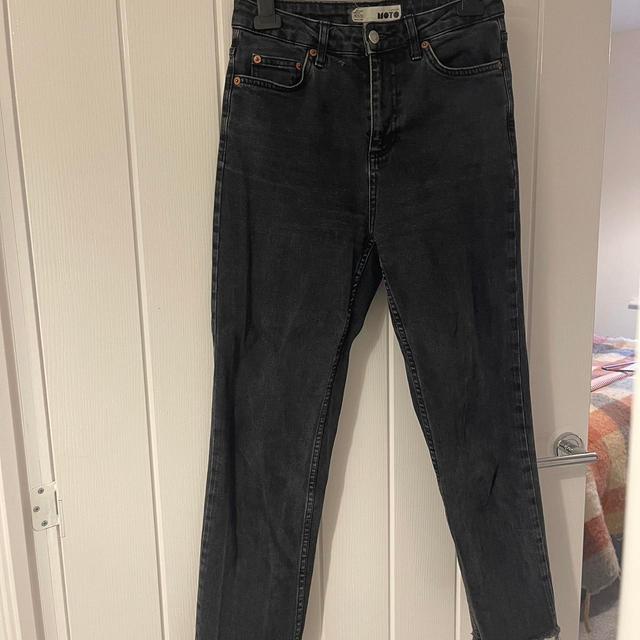 Topshop Women's Jeans - Black - UK 6 on Productcaster.