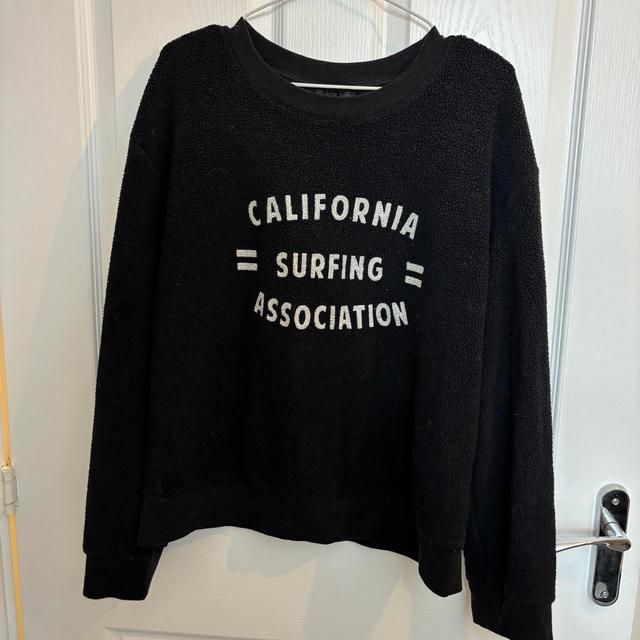 Topshop Women's Sweatshirt - Black - 8 on Productcaster.