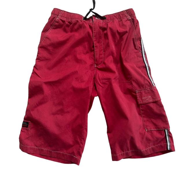 Converse Men's Shorts - Red - 34" on Productcaster.