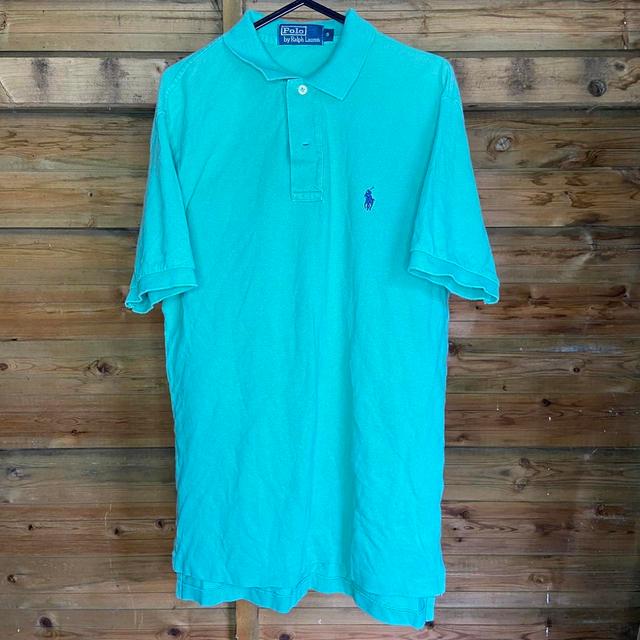 Ralph Lauren Men's Polo shirt - Green - S on Productcaster.