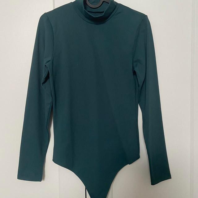 Abercrombie & Fitch Women's Bodysuit - Green/Blue - M on Productcaster.