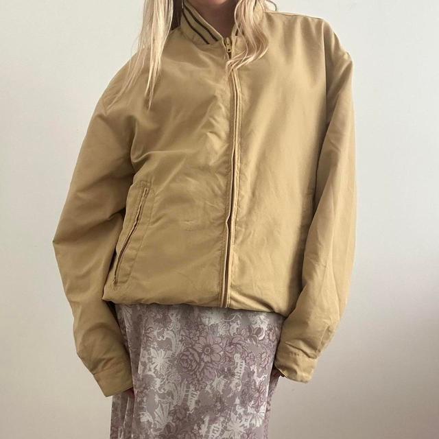 Women's Bomber Jacket - Tan/Yellow - UK 10 on Productcaster.