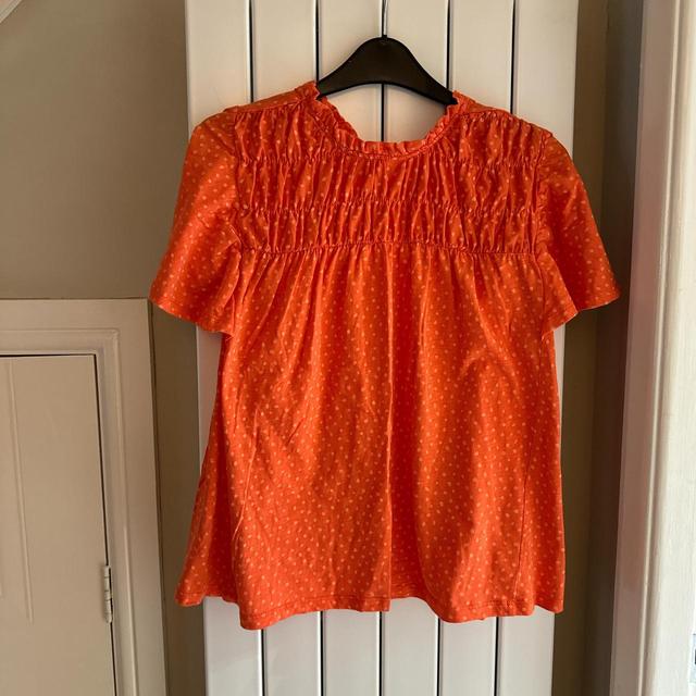 M&S Collection Women's T-shirt - Orange - 8 on Productcaster.