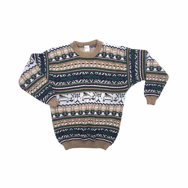 Urban Outfitters Men's Jumper - Green - L on Productcaster.