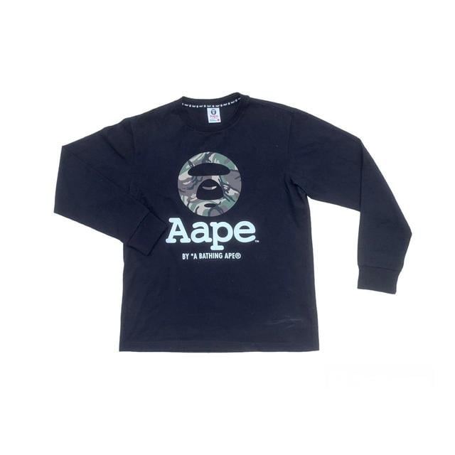 BAPE Men's T-shirt - Black - L on Productcaster.