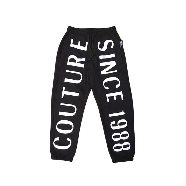 Versace Jeans Couture Men's Sweatpants - Black/White - XS on Productcaster.