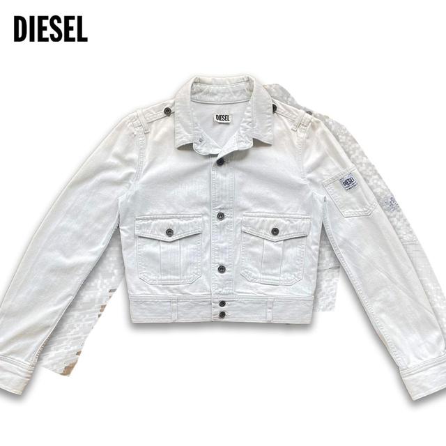 Diesel Men's Lightweight Jacket - White - S on Productcaster.