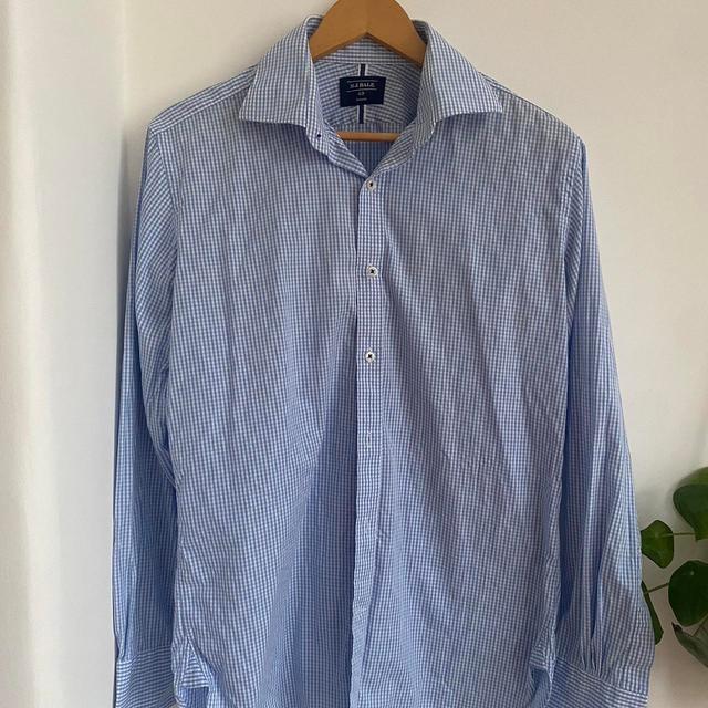 M.J. Bale Men's Shirt - Blue - L on Productcaster.