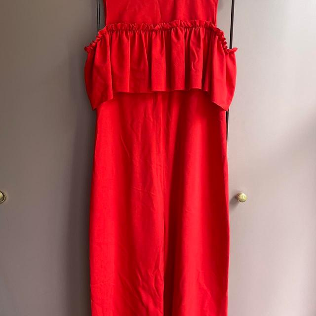 ASOS Women's Palazzo Jumpsuit - Red - UK 10 on Productcaster.